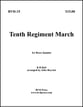 TENTH REGIMENT MARCH BRASS QUINTET P.O.D. cover